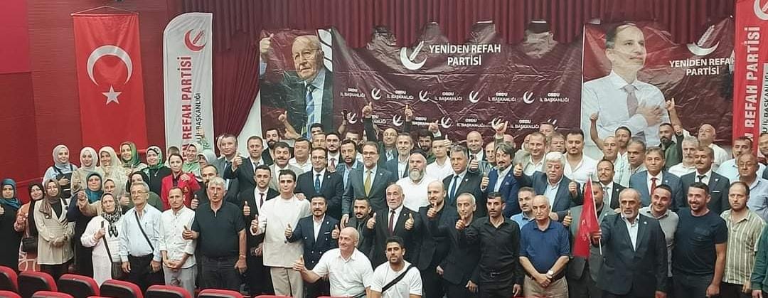 Yeniden Refah Partisi Ordu İl Divan Toplantısı gerçekleştirildi.