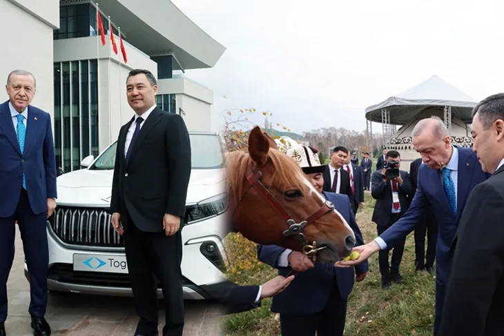 Kırgızistan’da karşılıklı hediyeleşme