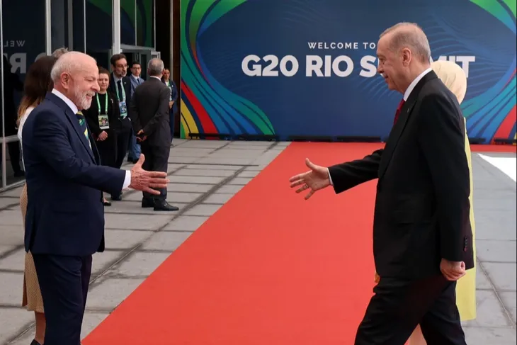 Cumhurbaşkanı Erdoğan, G20 Liderler Zirvesi resmî karşılama törenine katıldı.