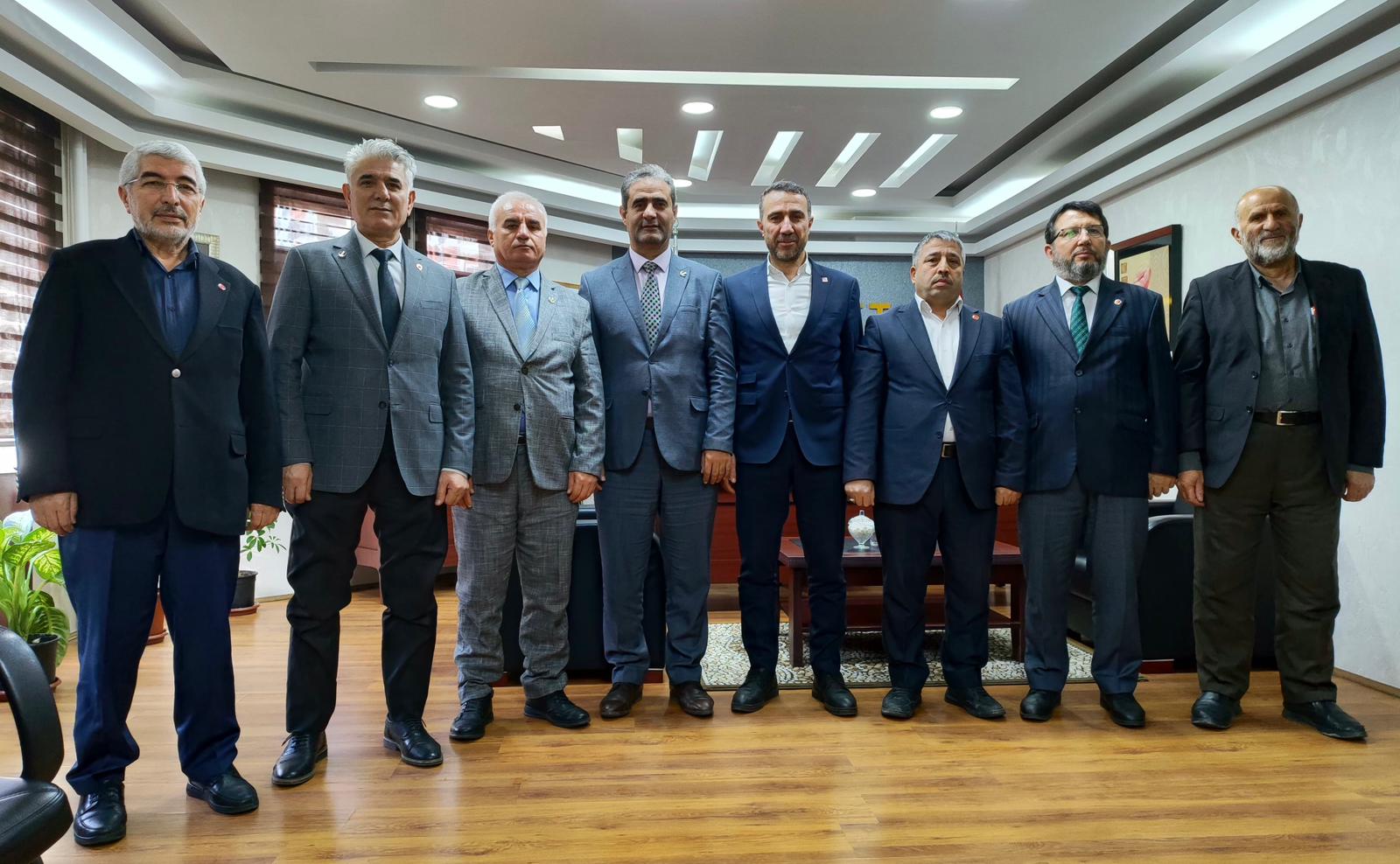 Saadet Partisi Kayseri İl Başkanı Erdal Altun, Yeniden Refah İl Başkanı Abdullah Turaç ve Yönetimini Ağırladı