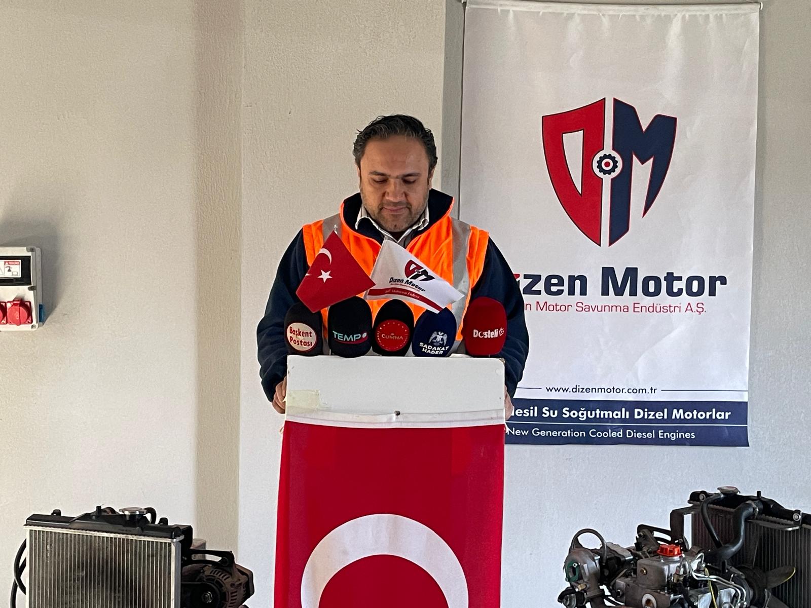 Samsun’dan Yerli ve Milli Savunma Endüstrisine Büyük Katkı: “Dizen Motor”