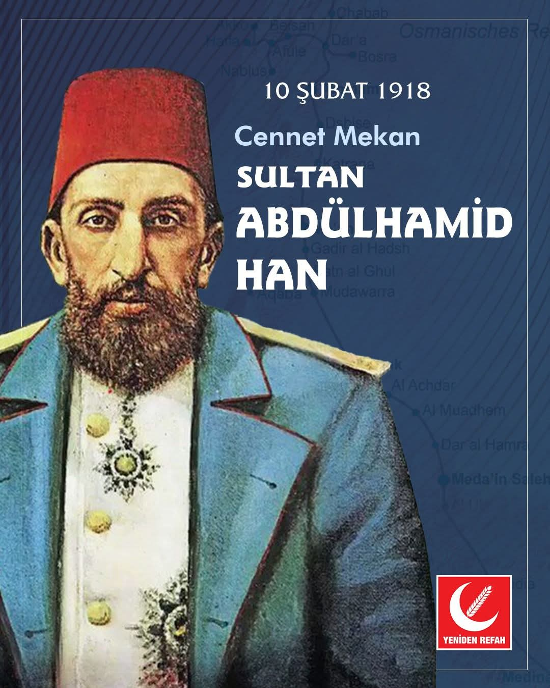 Yeniden Refah Partisi Bolu İl Başkanı Sadettin Baskın: “Sultan Abdülhamid Han’ın Mücadelesini ve Duruşunu Savunmaya Devam Edeceğiz!”