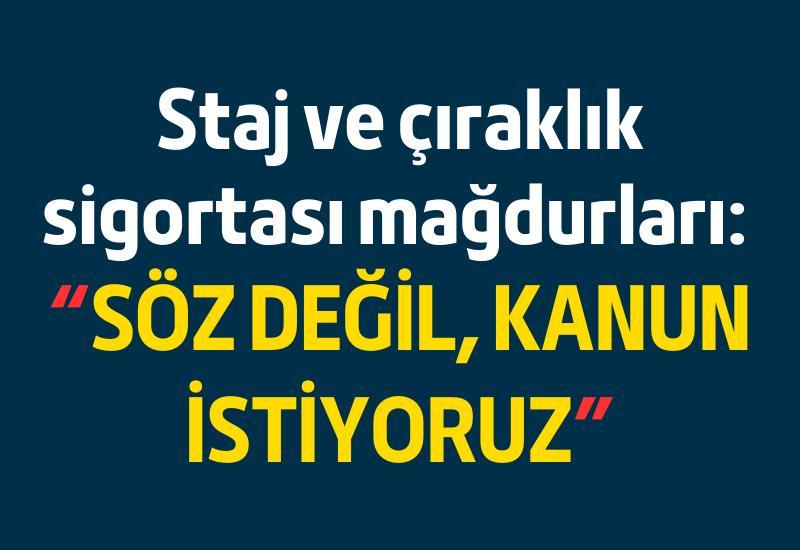Gelecek Partisi Genel Başkanı Ahmet Davutoğlu’ndan Staj ve Çıraklık Mağdurlarına Destek