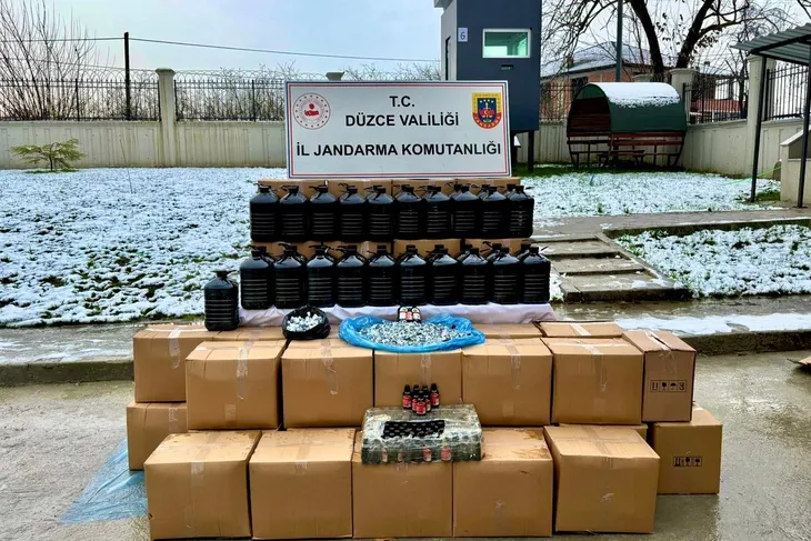 Düzce’de yılbaşı öncesi dev alkol operasyonu!
