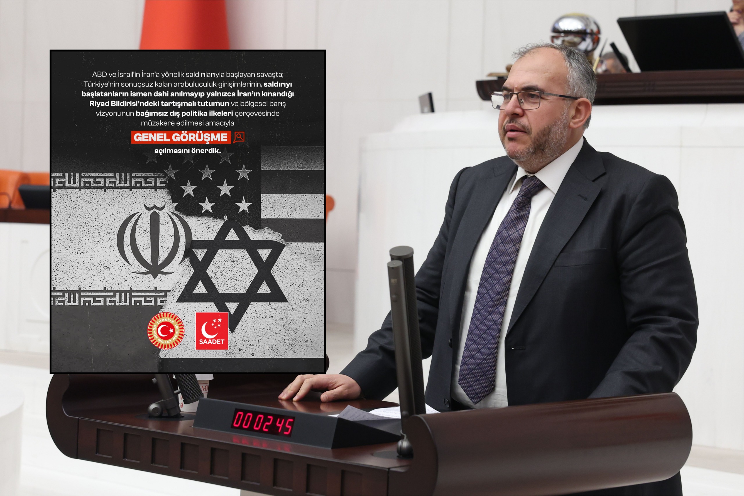 Saadet Partili Çalışkan: “Riyad Bildirisi Bir Utanç Belgesidir!”