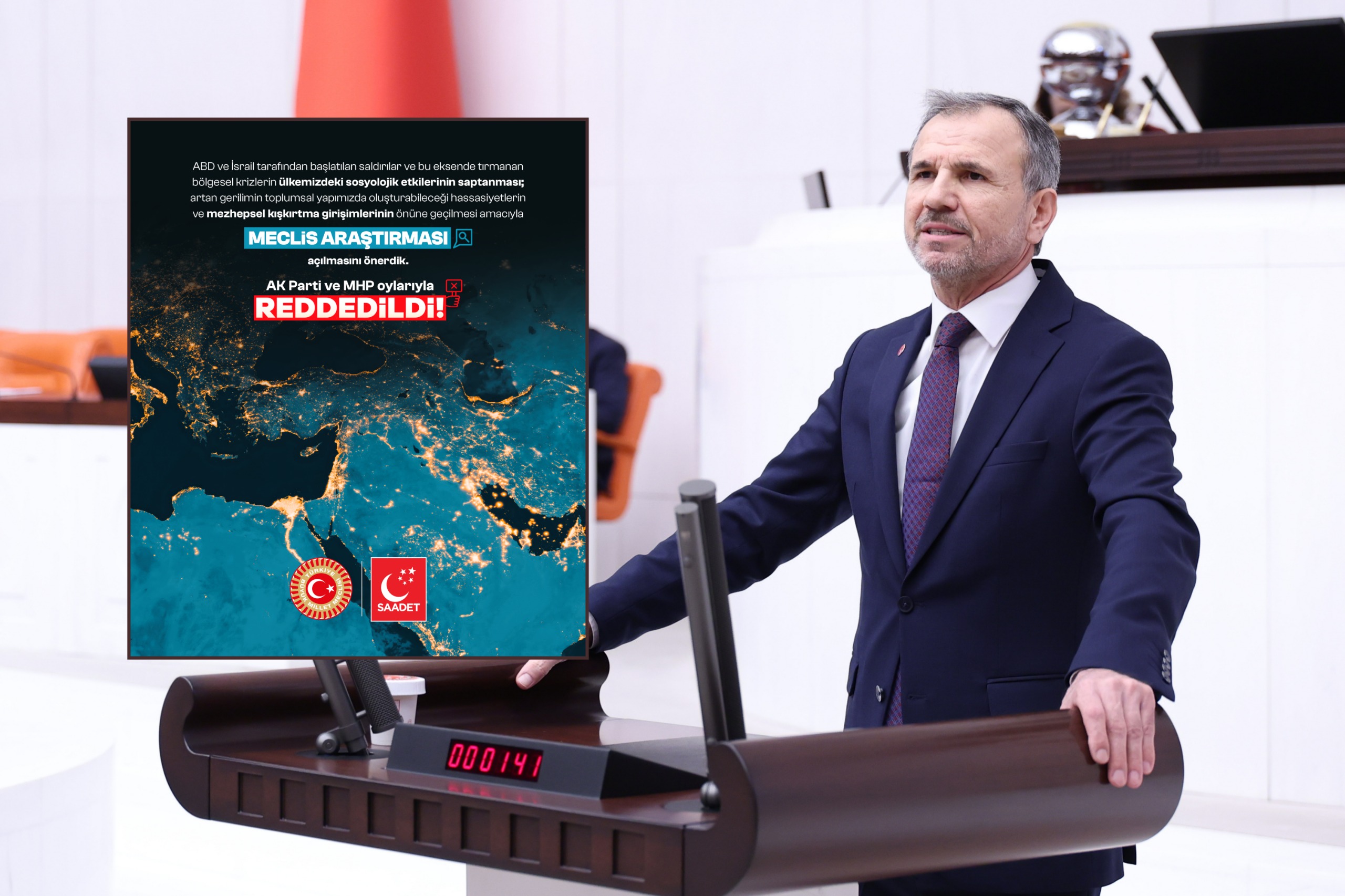 Yeni Yol Grubu’nun “Mezhepsel Kışkırtma Girişimlerinin Önüne Geçilmesi” Önergesine Ret!