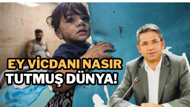 Ey vicdanı nasır tutmuş dünya!