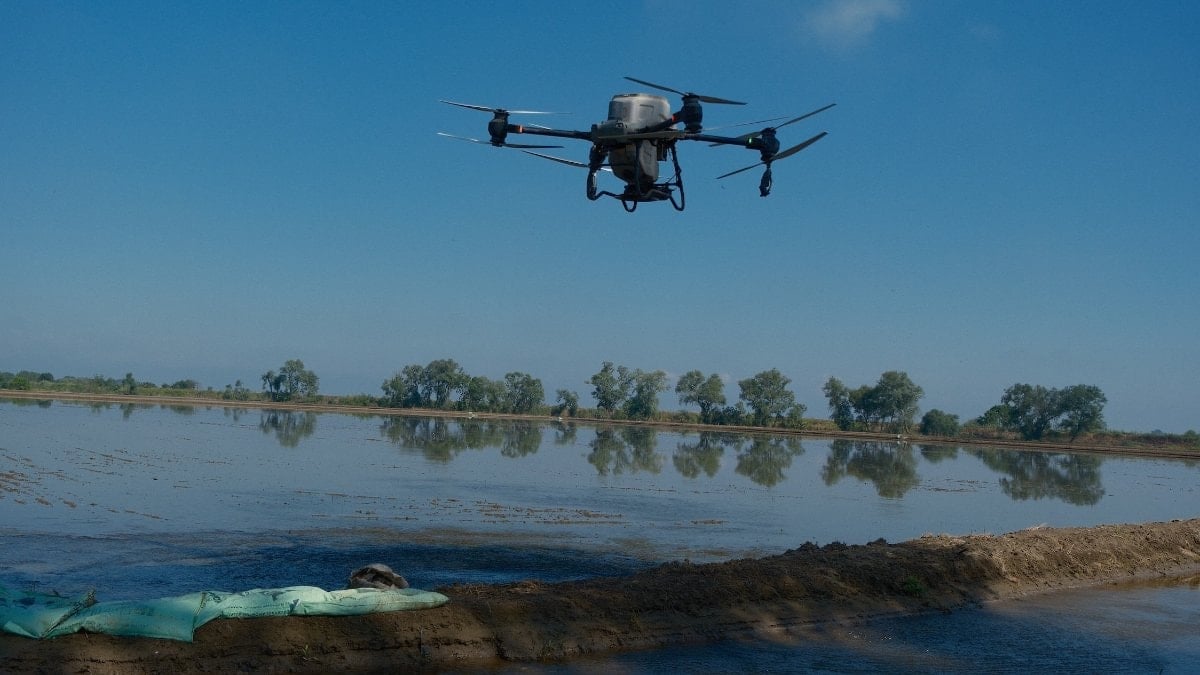 Karacabey’de Drone Destekli Çeltik Ekiminde Artış