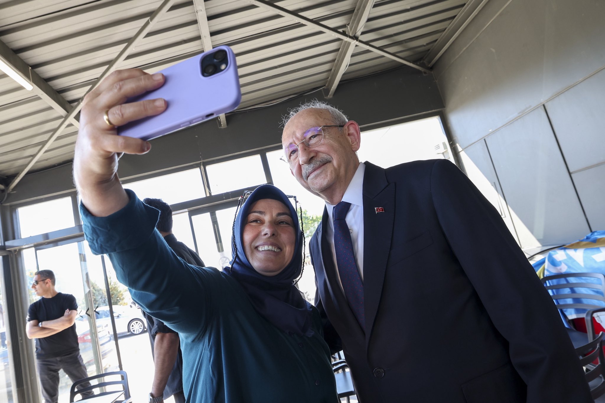 Yol Molasında Kılıçdaroğlu’na Sevgi ve Destek Mesajları