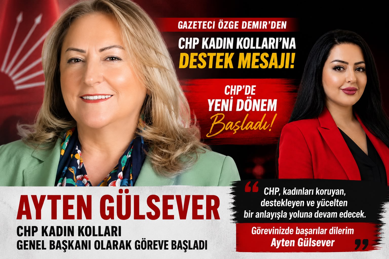 CHP Kadın Kolları’nda Yeni Dönem Vurgusu