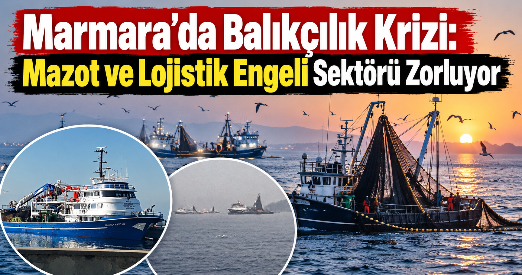 Marmara’da Balıkçılık Krizi: Mazot ve Lojistik Engeli Sektörü Zorluyor
