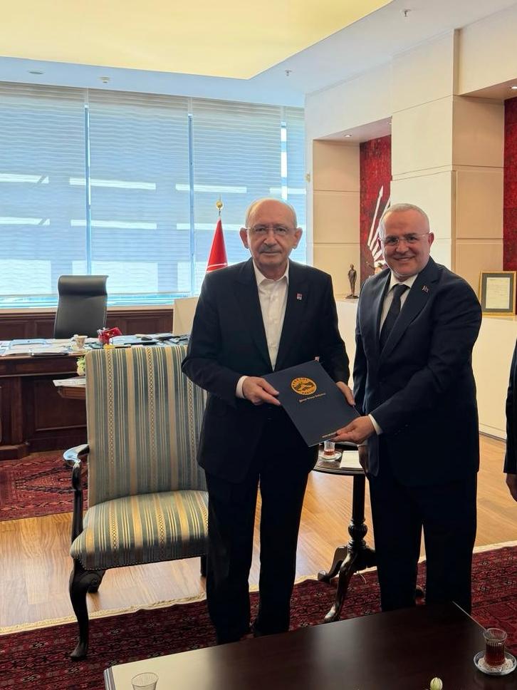 Anayol Partisi Heyetinden CHP Genel Başkanı Kemal Kılıçdaroğlu’na Ziyaret