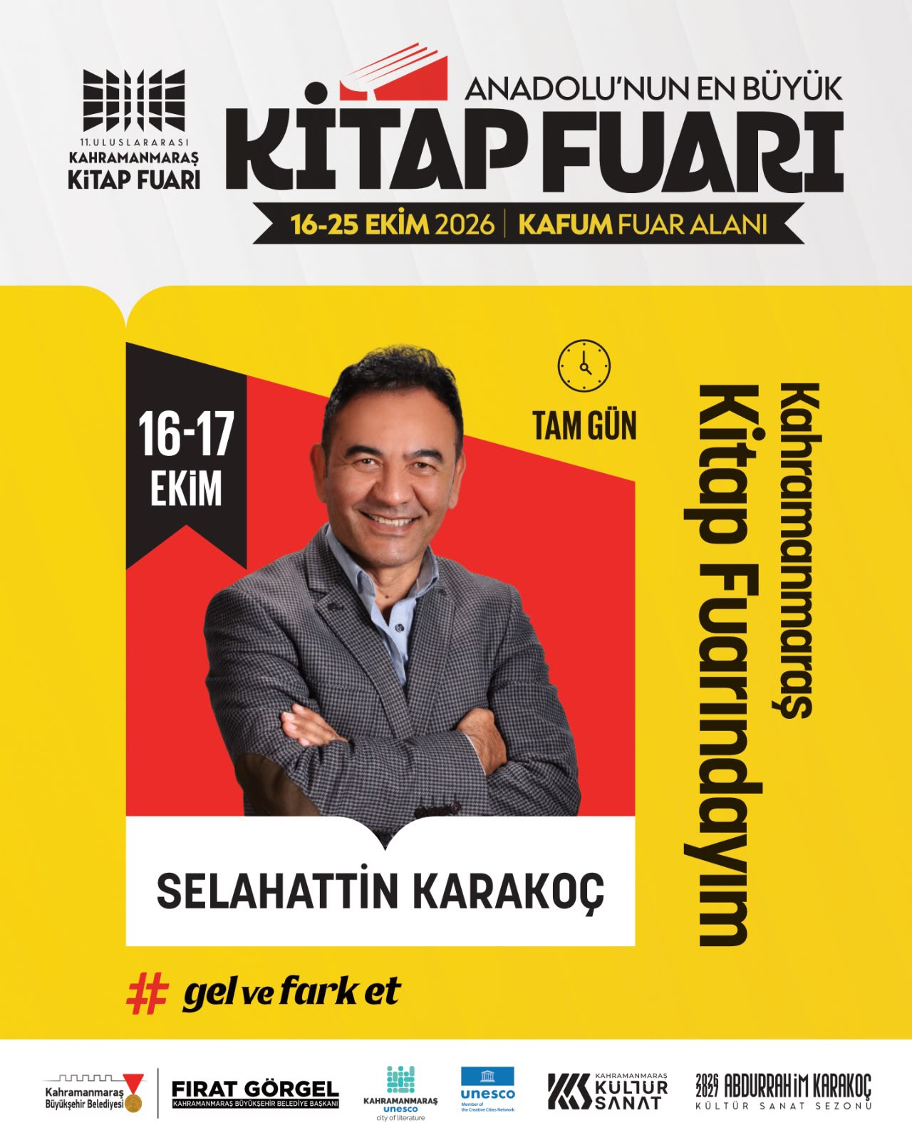 Karakoç’un kitapları memleketi Kahramanmaraş’ta okurlarıyla buluşuyor!